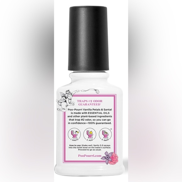 Poo-Pourri Before-You-Go Toilet Spray, Vanilla Petals & Santal, 2 Fl Oz NEW - Picture 3 of 9